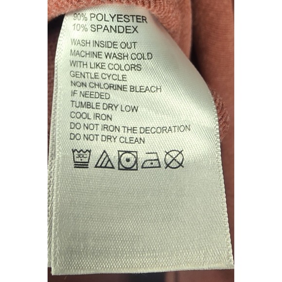 Tommy Bahama Mens 4XLB V Neck Lounge Long Sleeve Pullover Shirt Red Heather - Picture 7 of 10